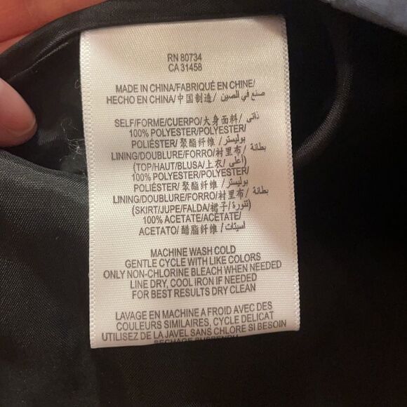 BCBGeneration Sequin Blue Frost Mini Dress - Picture 4 of 6